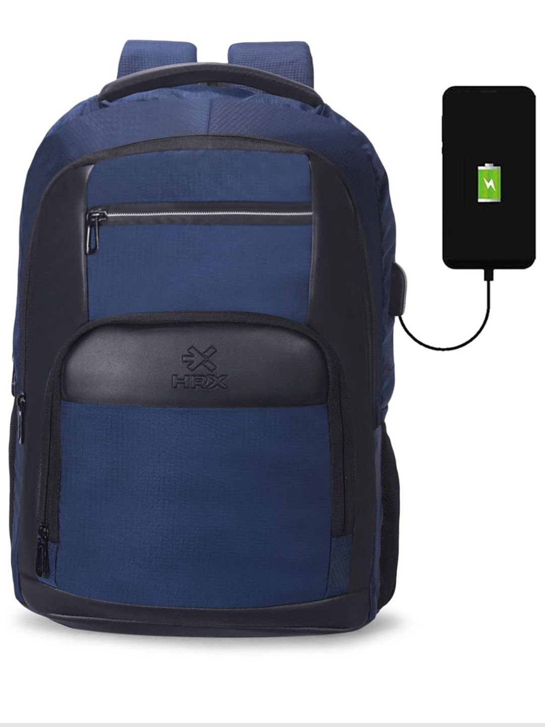 HRX by Hrithik Roshan Unisex Laptop Backpack with Reflective Strip-image-13