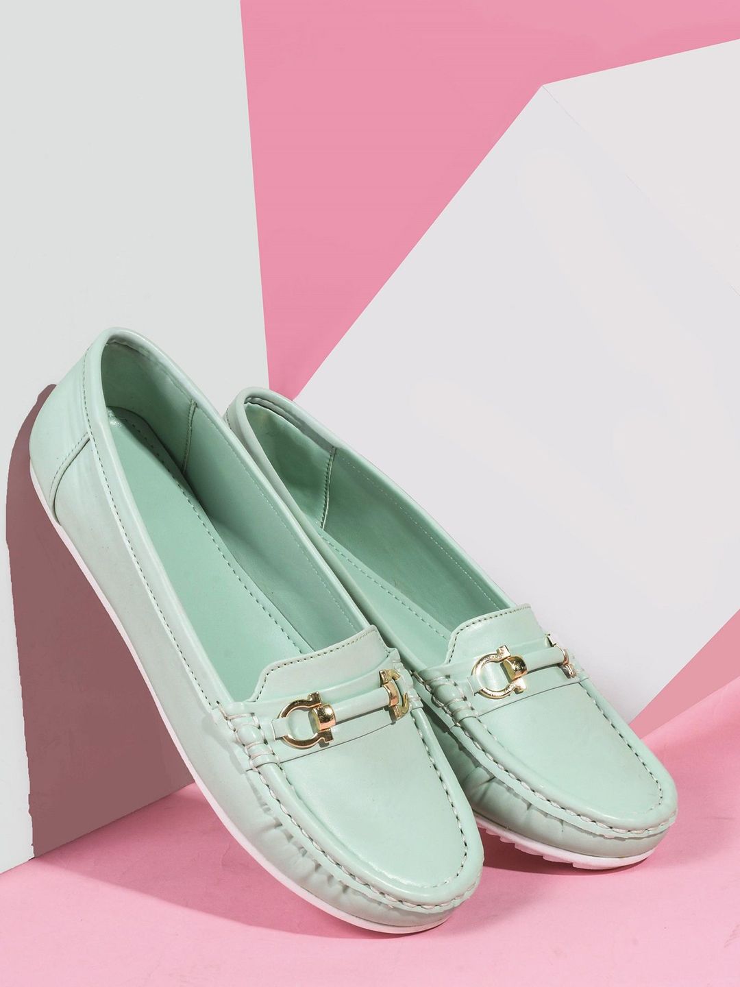 Try Me Women Round Toe Comfort Insole Loafers-picture-12