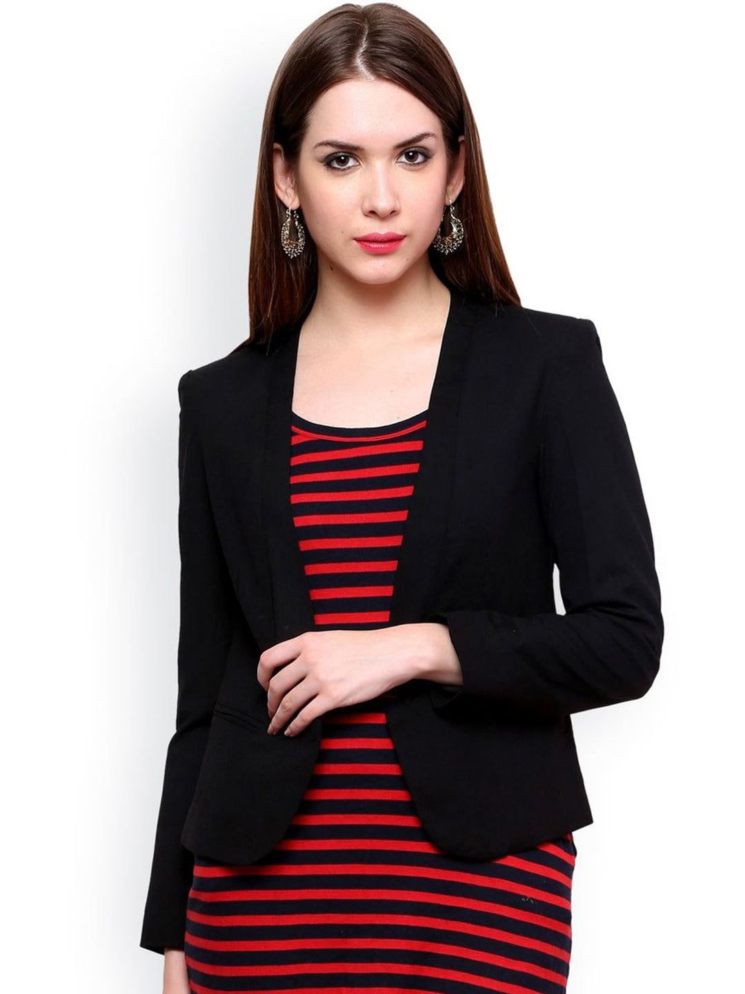 Pannkh Single-Breasted Casual Blazer-picture-28