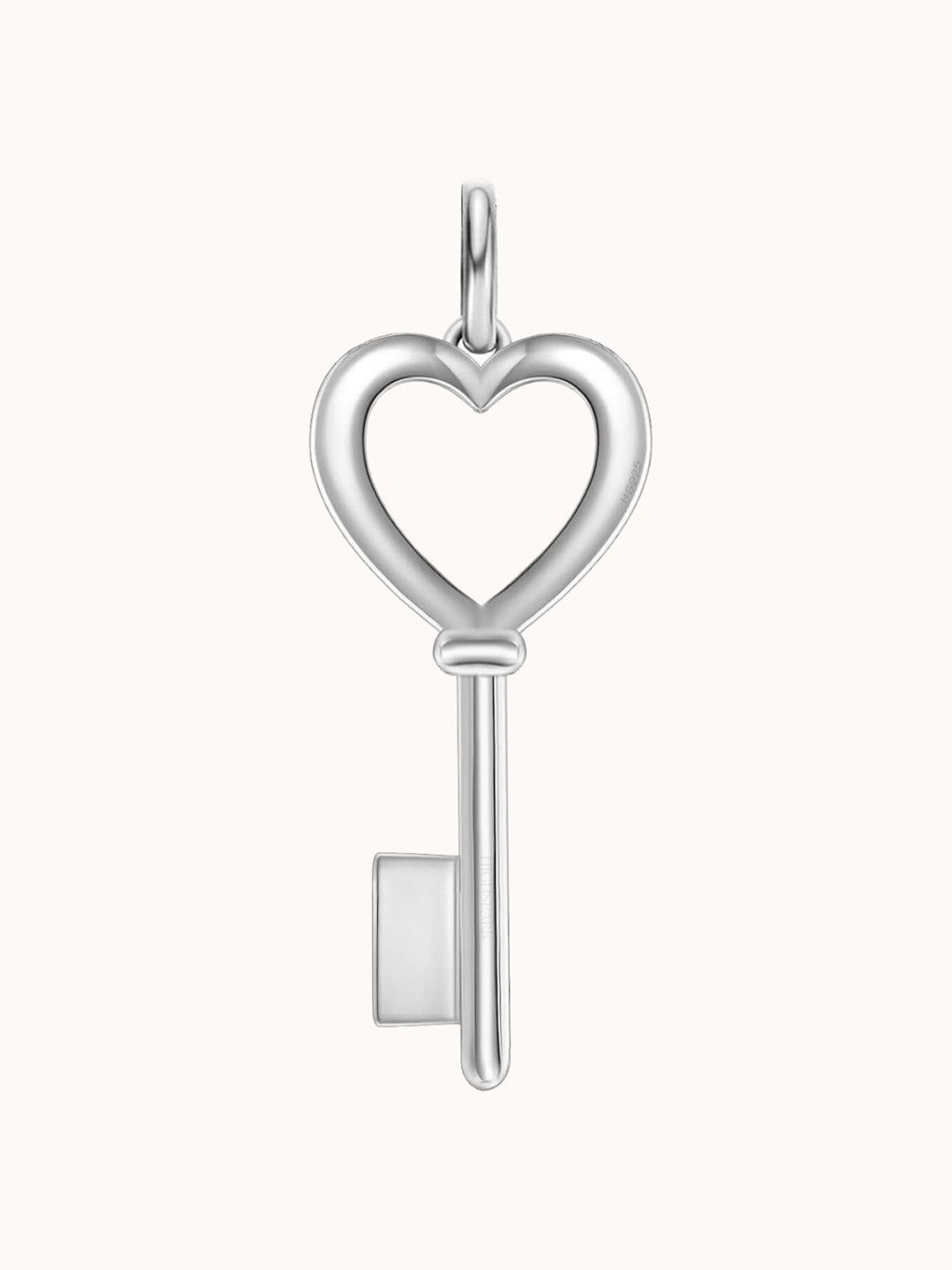 HighSpark 925 Silver Sterling Key To My Heart Pendant-picture-11