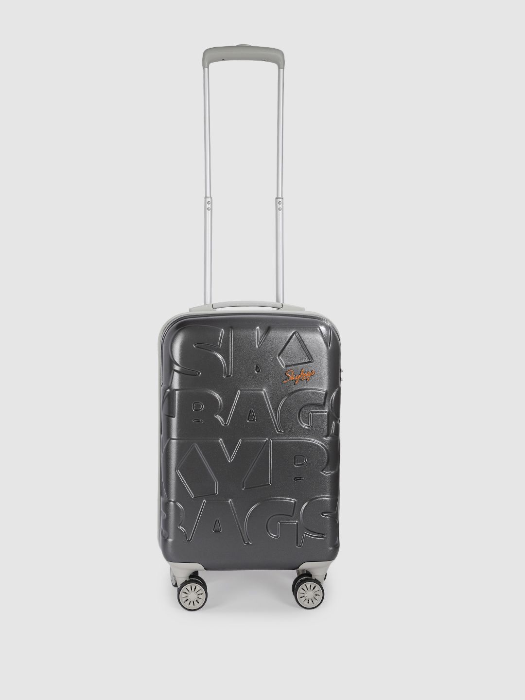 Skybags Crest Textured Water Resistance Cabin Hard Trolley Bag -34 L-image-1