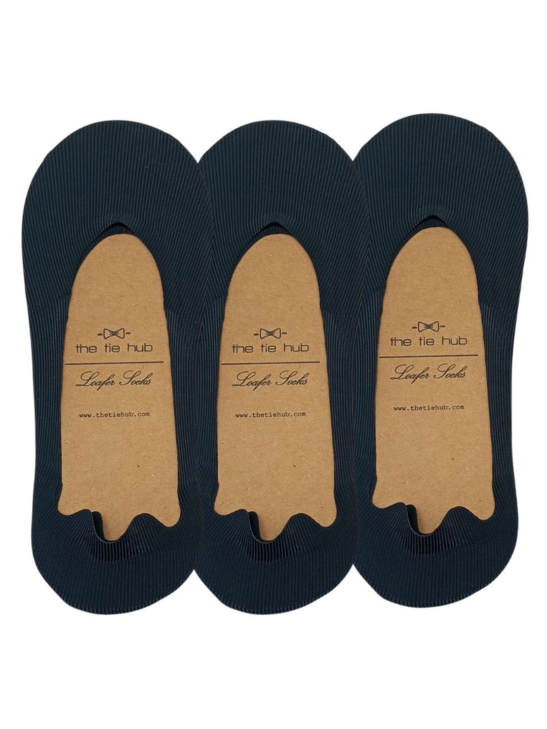 The Tie Hub Men Pack Of 3 Breathable Shoe Liners Socks-picture-47