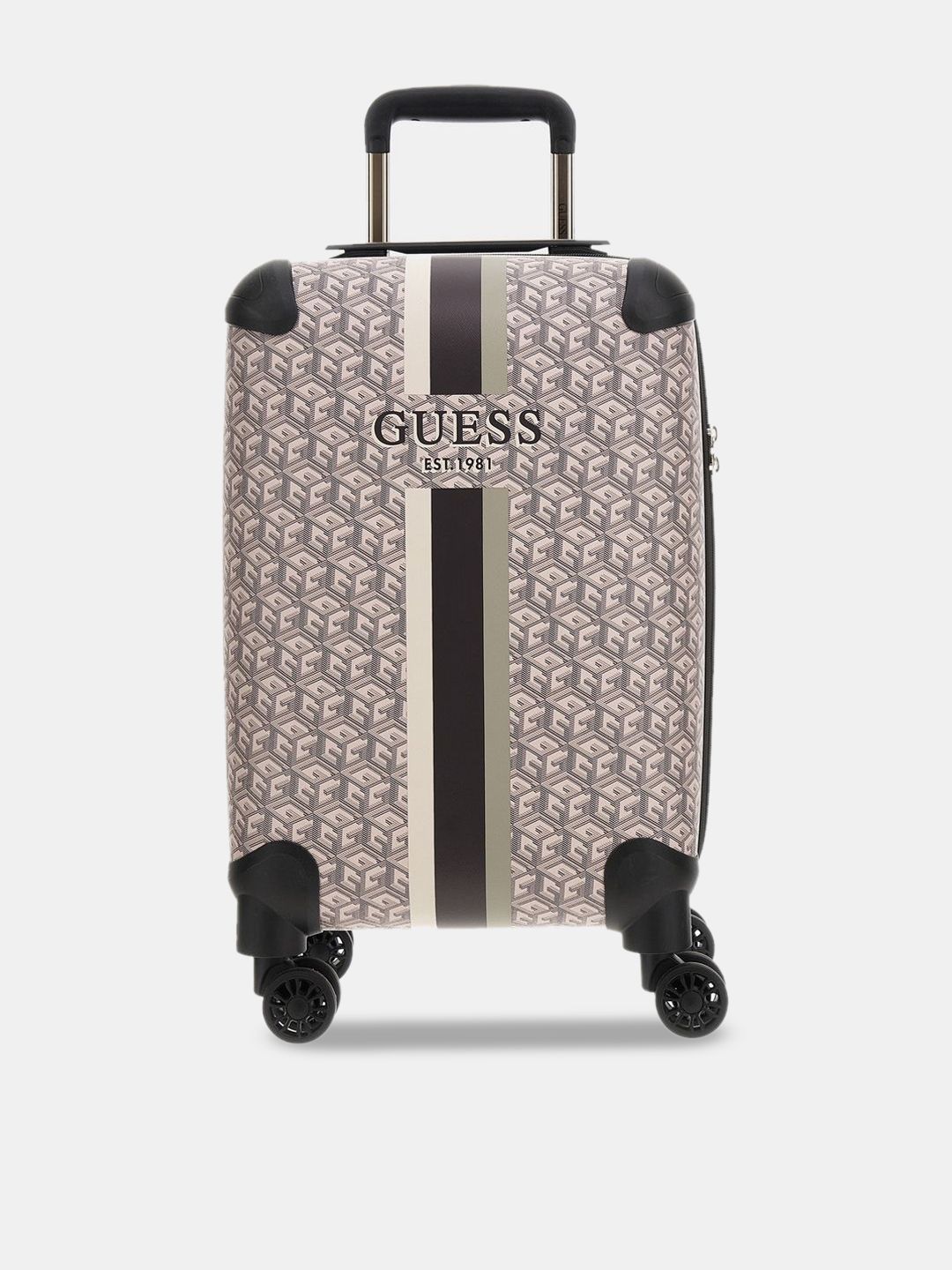 GUESS Printed Hard-Sided Cabin Trolley Suitcase-picture-15