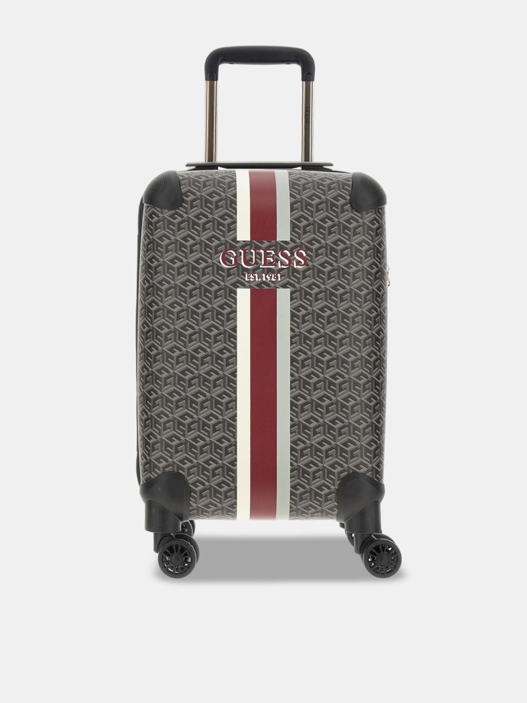 GUESS Printed Hard-Sided Cabin Trolley Suitcase-picture-14
