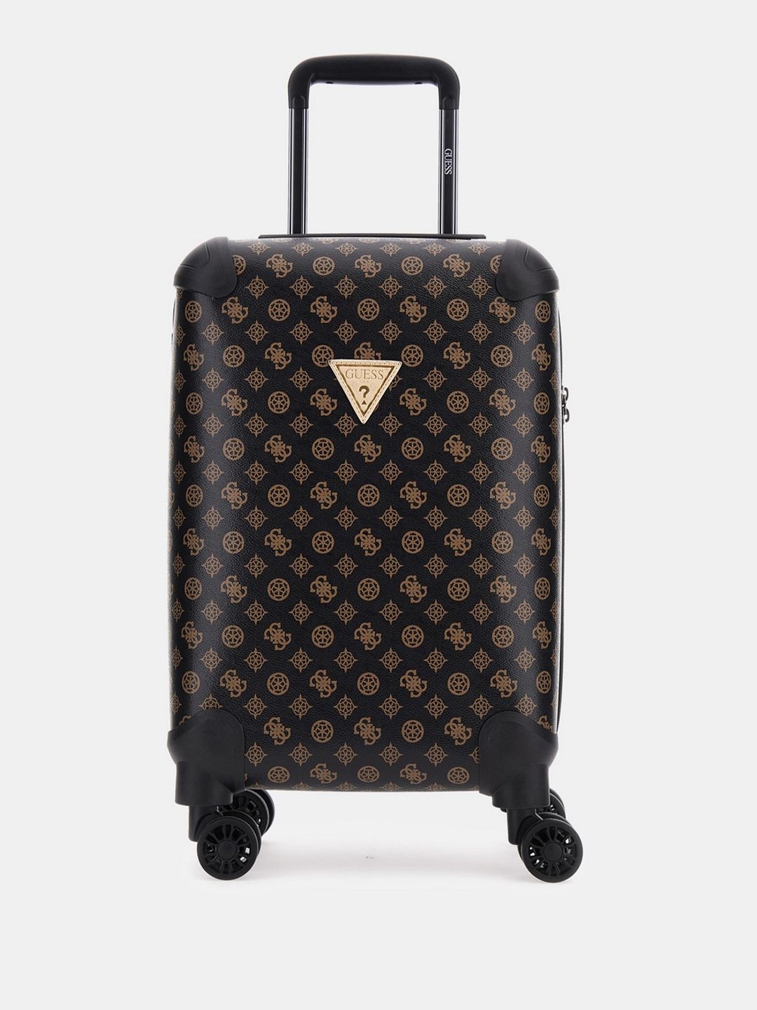 GUESS Printed Hard-Sided Cabin Trolley Suitcase-image-4