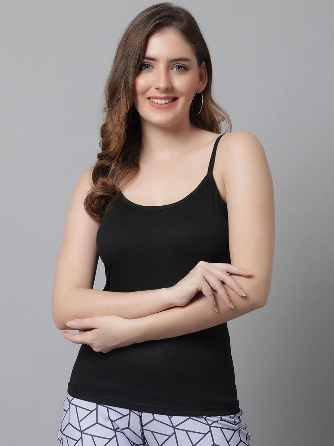 KEX Shoulder Strap Cotton Camisole-image-39