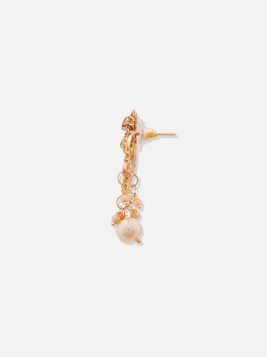 ATIBELLE Gold-Plated Artificial Stones and Beads Mangalsutra