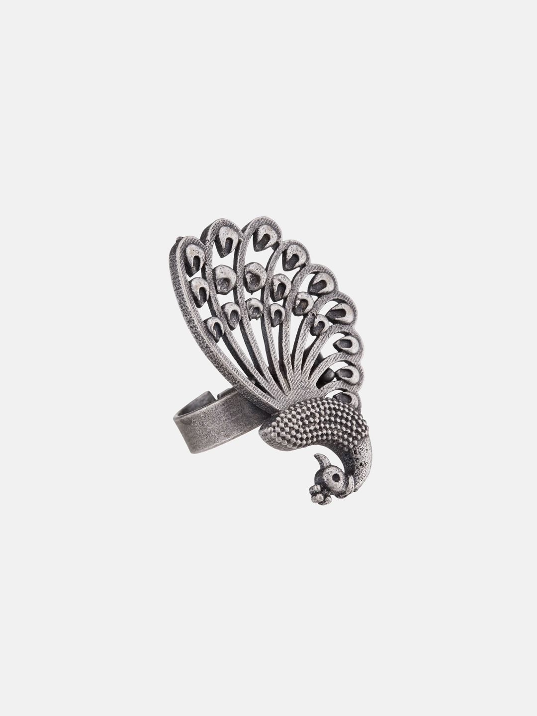 ATIBELLE Silver Plated German Silver Finger Ring