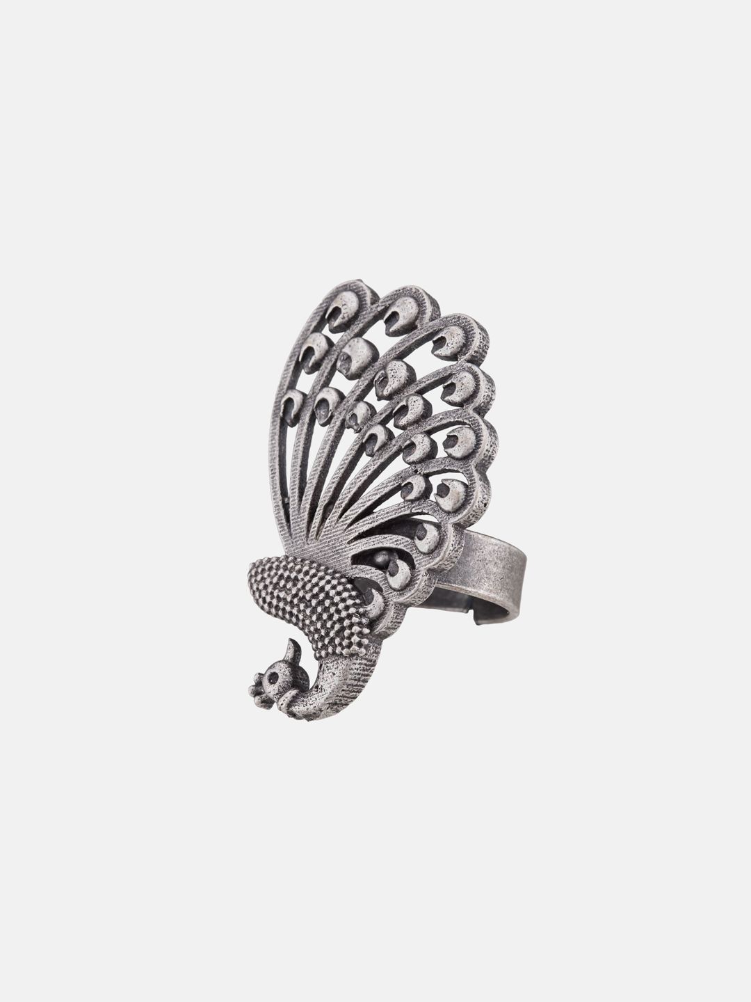 ATIBELLE Silver Plated German Silver Finger Ring