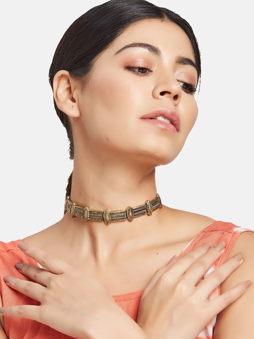 ATIBELLE Gold-Plated Brass Necklace
