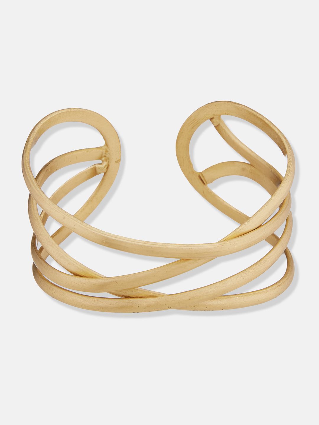 ATIBELLE Gold-Plated Brass Kada Bracelet