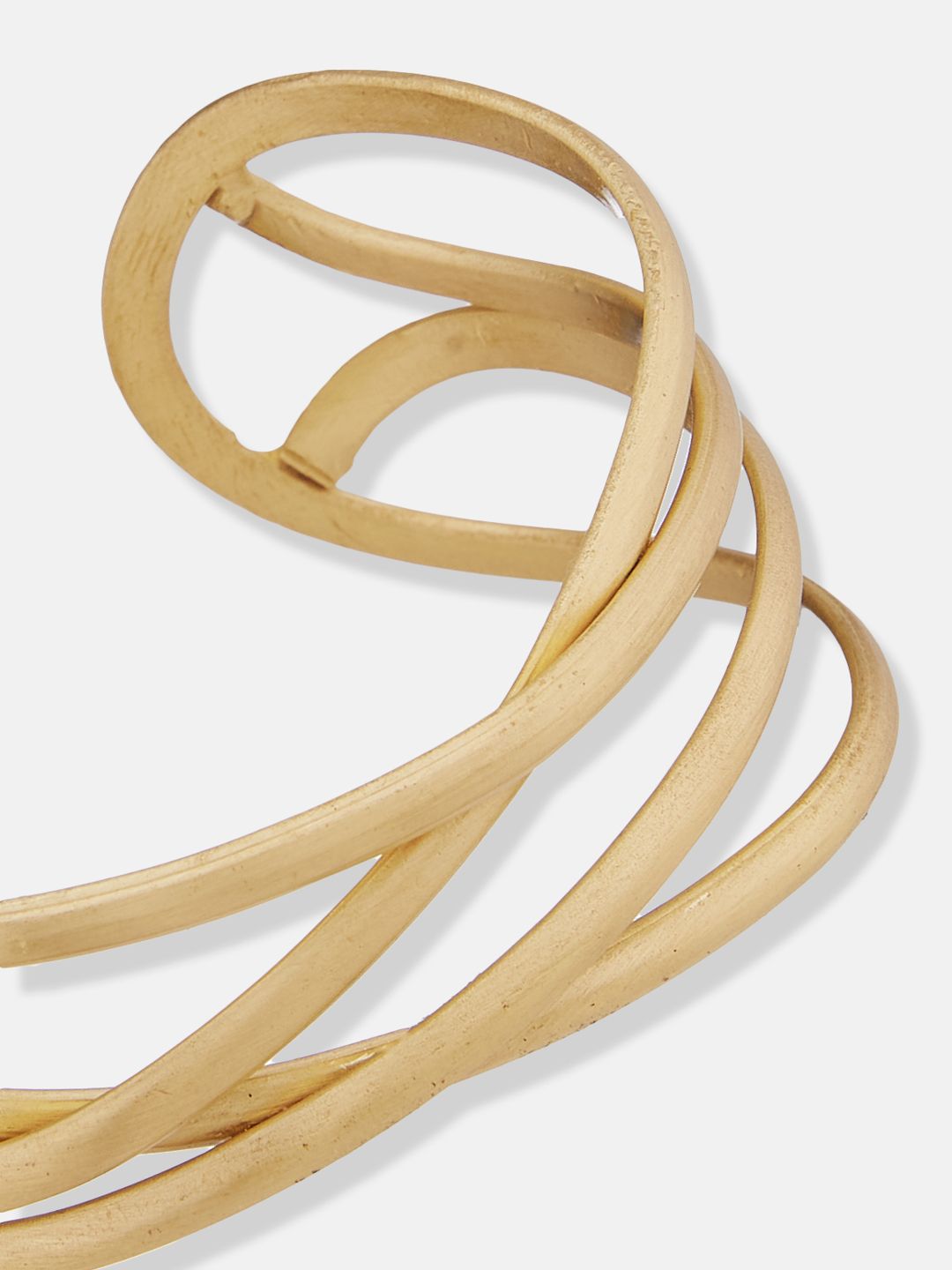 ATIBELLE Gold-Plated Brass Kada Bracelet
