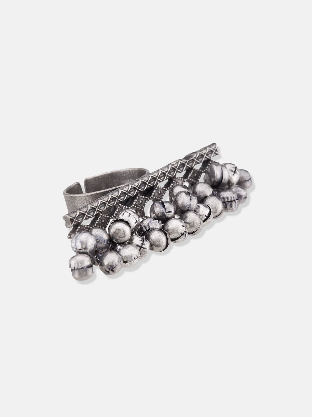 ATIBELLE Silver Plated German Silver Finger Ring