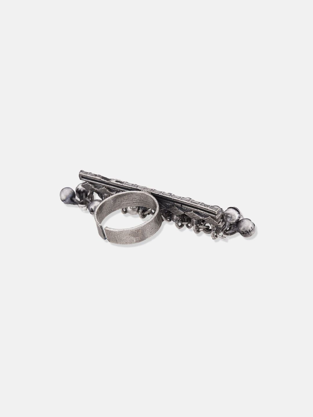 ATIBELLE Silver Plated German Silver Finger Ring