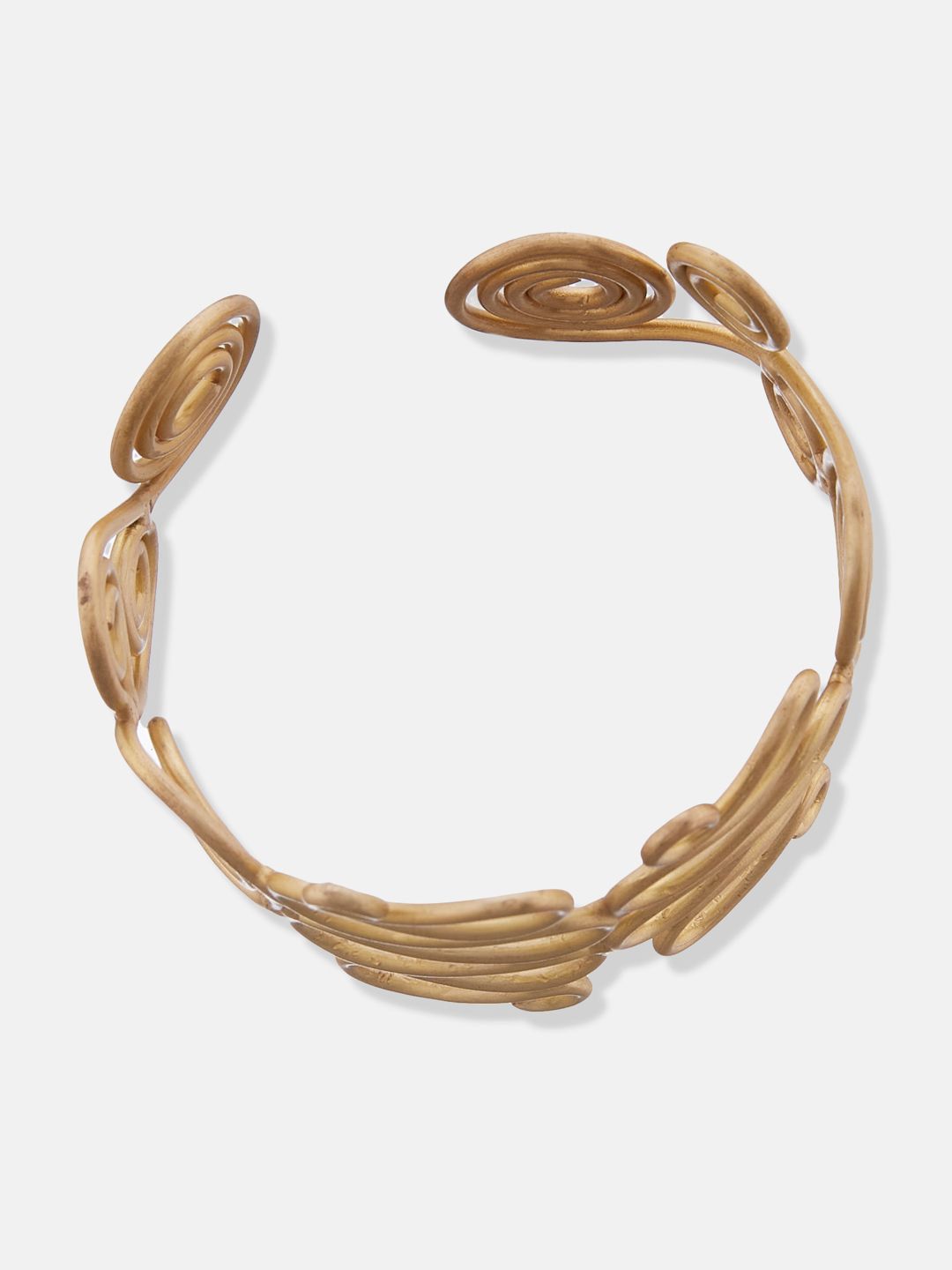 ATIBELLE Gold-Plated Brass Cuff Bracelet