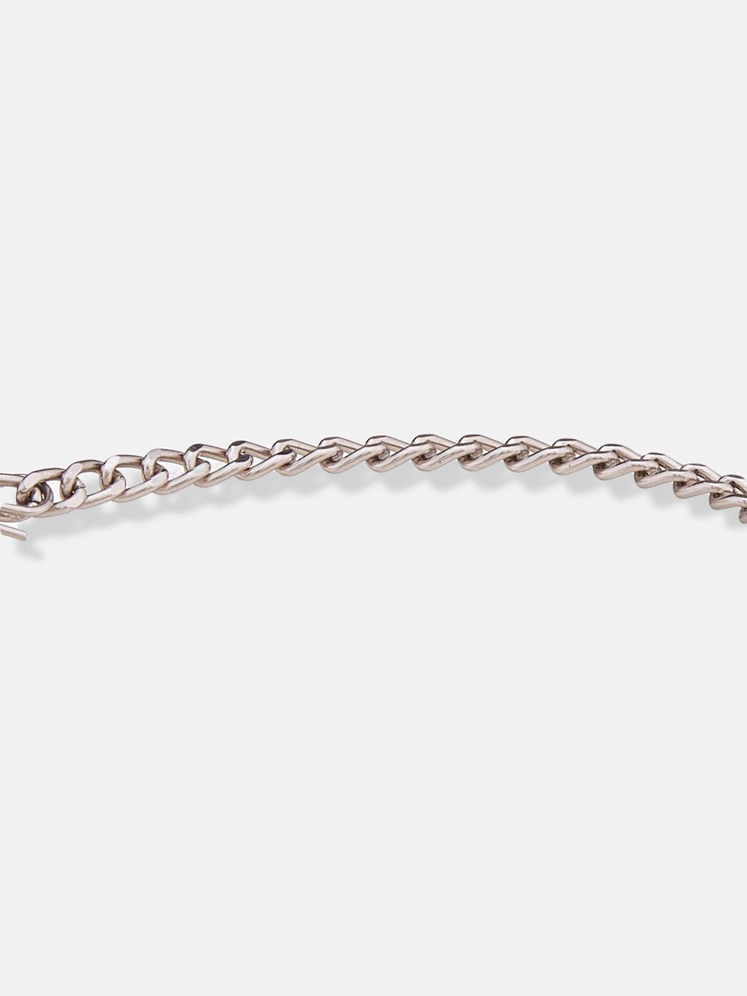 ATIBELLE Silver Silver-Plated Kundan Stone Studded Necklace