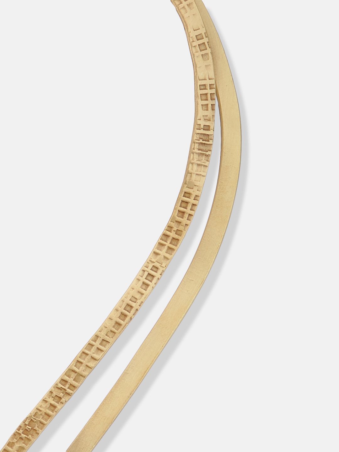 ATIBELLE Silver-Gold-Plated Layered Necklace
