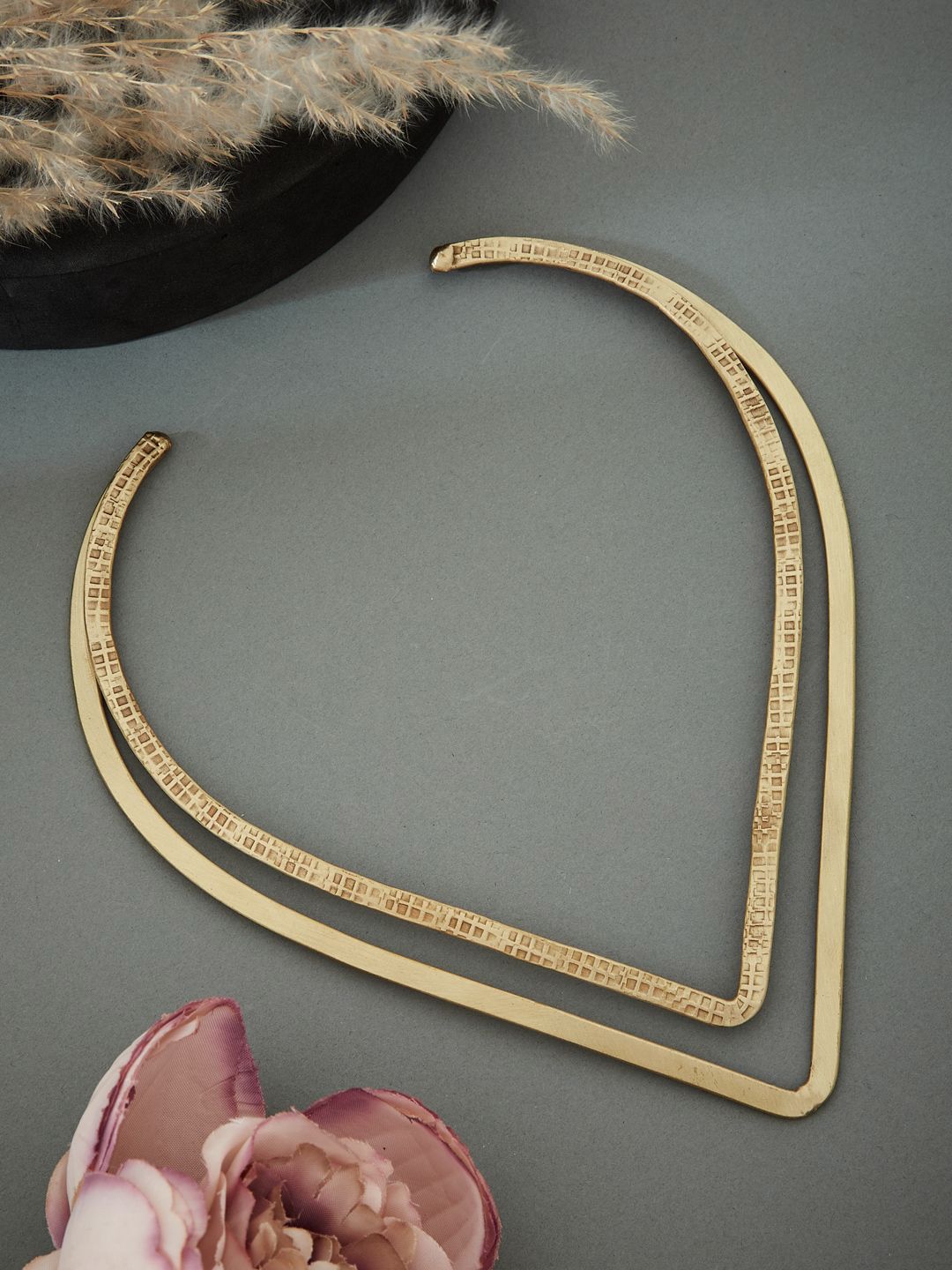 ATIBELLE Silver-Gold-Plated Layered Necklace