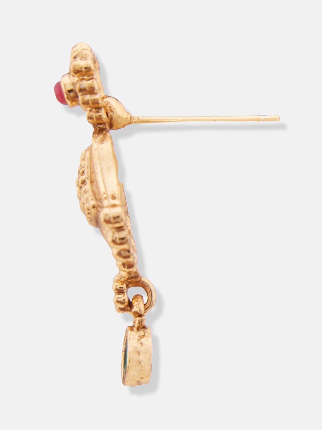ATIBELLE Women Gold-Plated Artificial Stones and Beads Mangalsutra