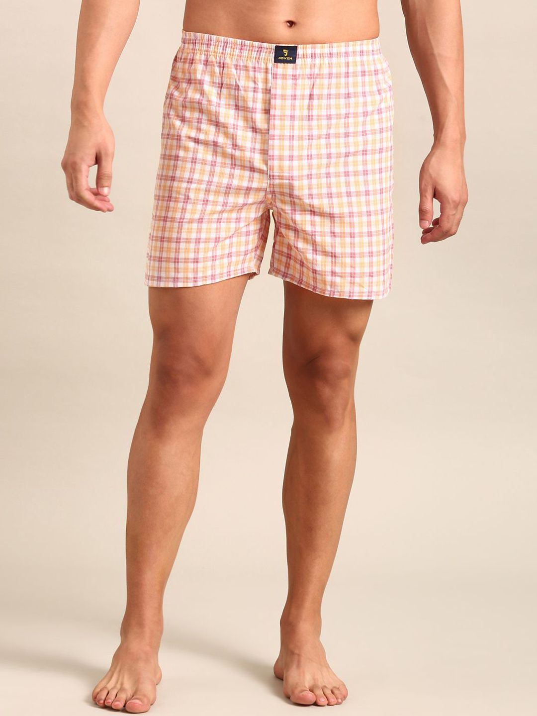 Joven Checked Pure Cotton Boxers JB1C-JB150-picture-24
