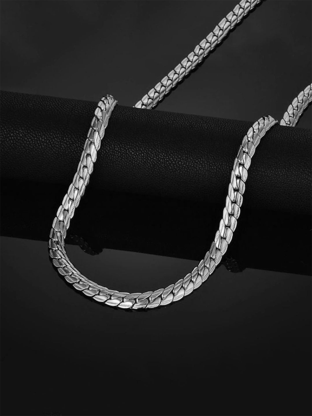 Yellow Chimes Men Stainless Steel Snake Chain-picture-29