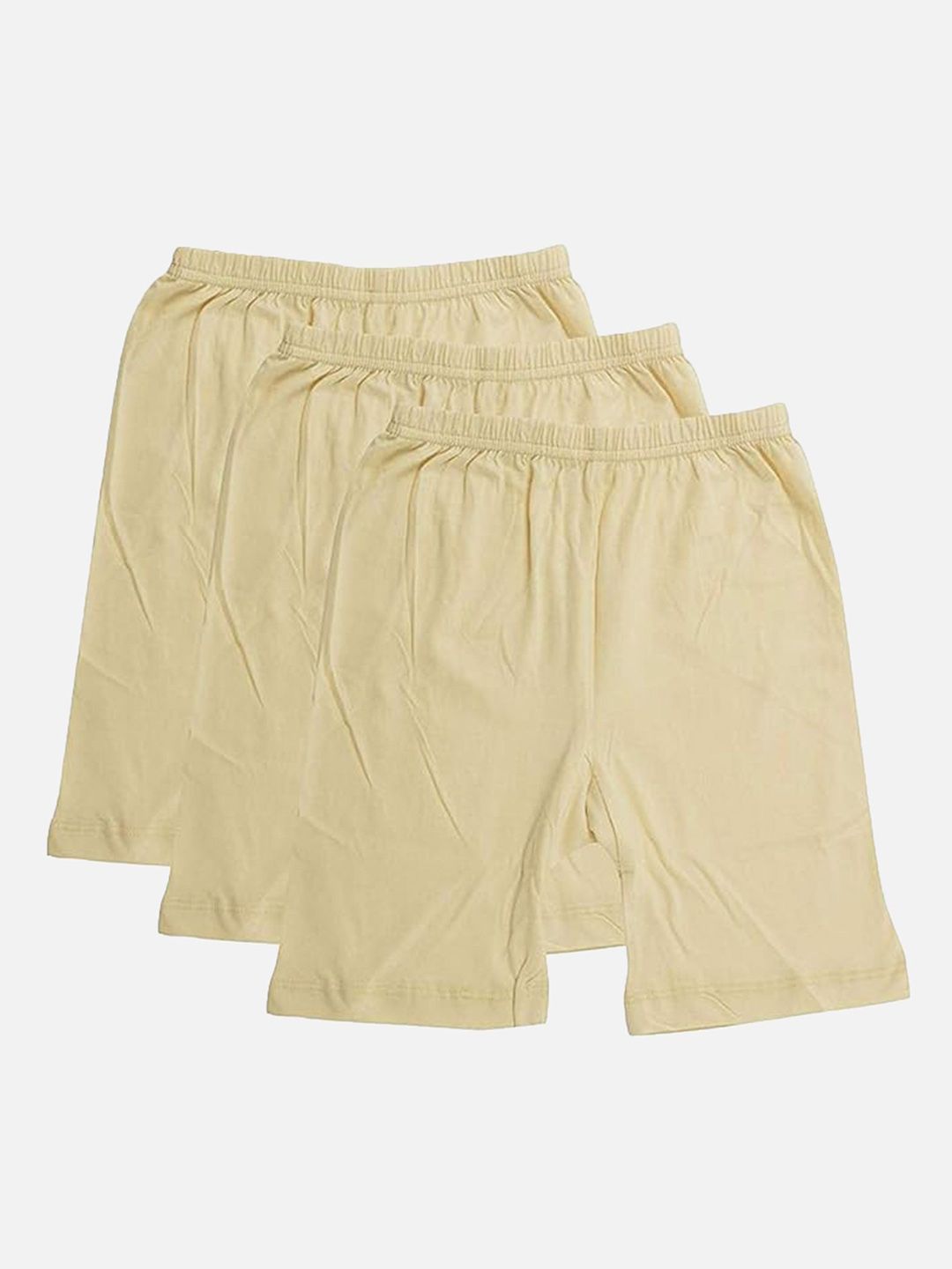 Bodycare Kids Pack of 3 Girls Mid-Rise Cotton Shorts-picture-36