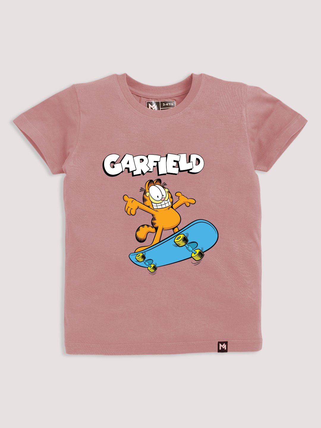 YK X Minute Mirth Boys Garfield Printed Pure Cotton T-shirt-picture-42