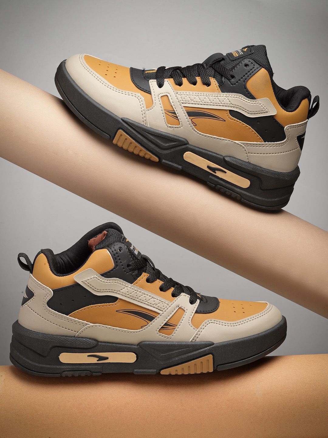 ASIAN Men Colourblocked Trekking Shoes-picture-25