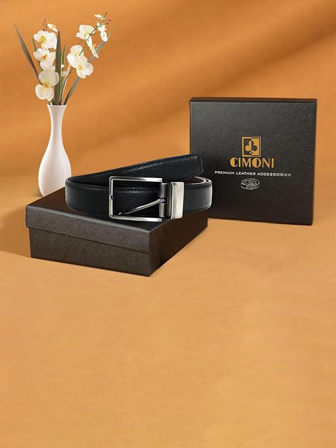 CIMONI Men Reversible Formal Belt-picture-18