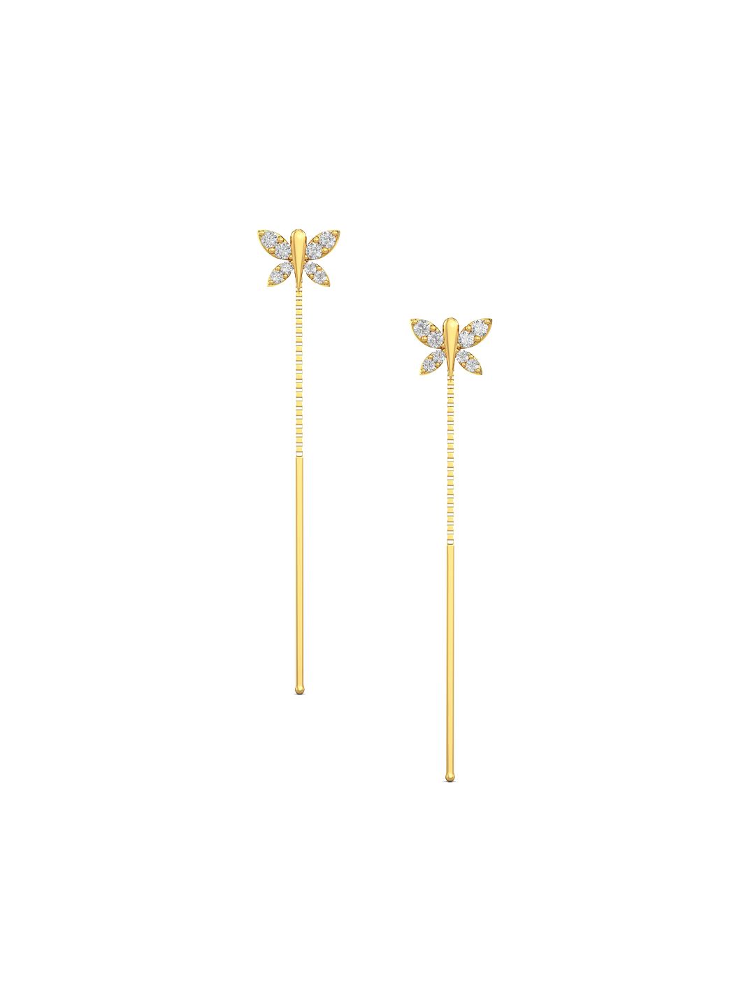 Joyalukkas Girls 22KT Gold Gemstone Studded Earrings-2.41 gm-picture-28