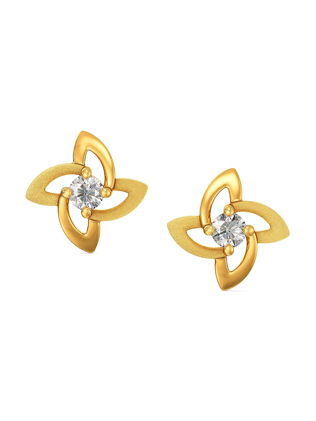 Joyalukkas Girls 22KT Gold Gemstones Studded Earrings-1.1gm-picture-54
