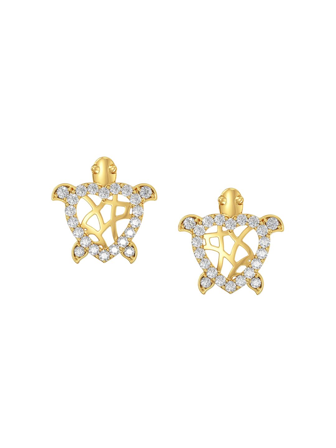 Joyalukkas Girls 22KT Gold Gem Stone Studded Earrings- 1.92gm-picture-28