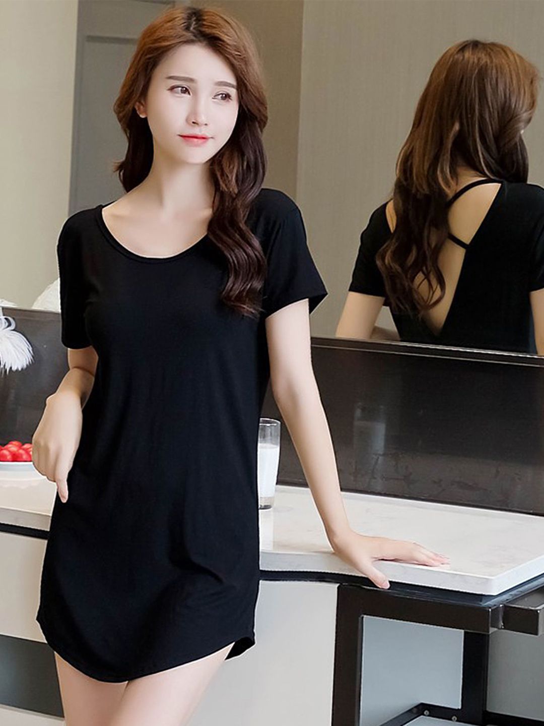 LULU & SKY Round Neck Nightdress-picture-17