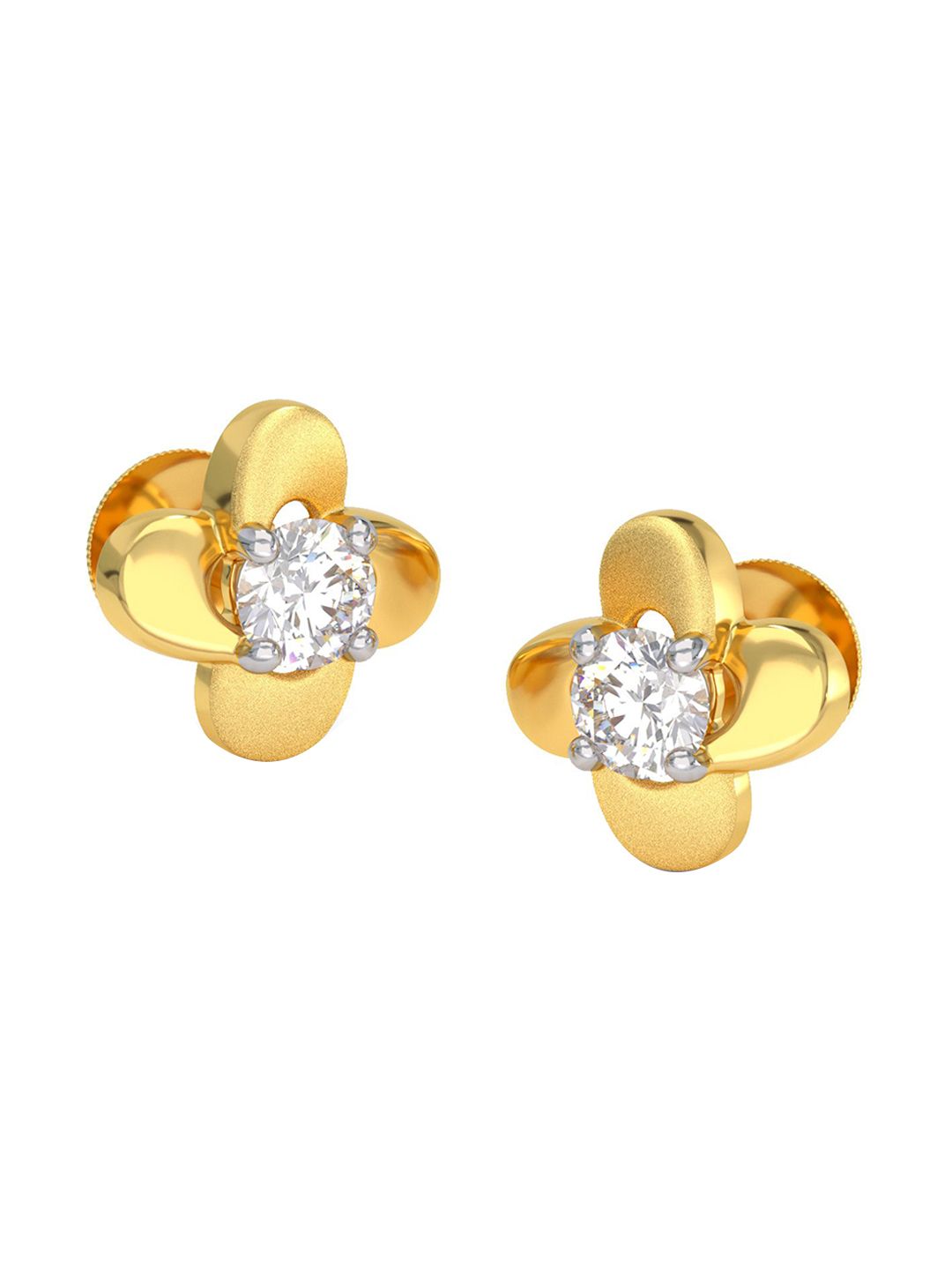 Joyalukkas Girls 22KT Gold Gemstone Studded Earrings- 2.15 gm-picture-38