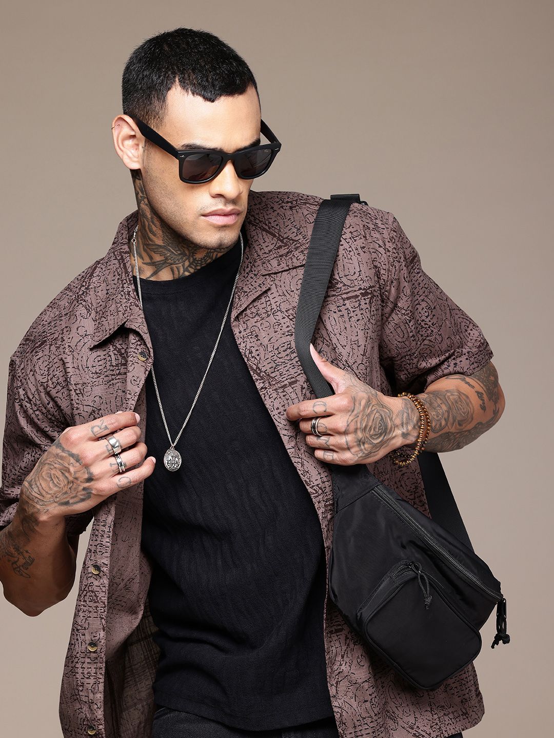 Roadster Men Abstract Printed Casual Shirt-image-26