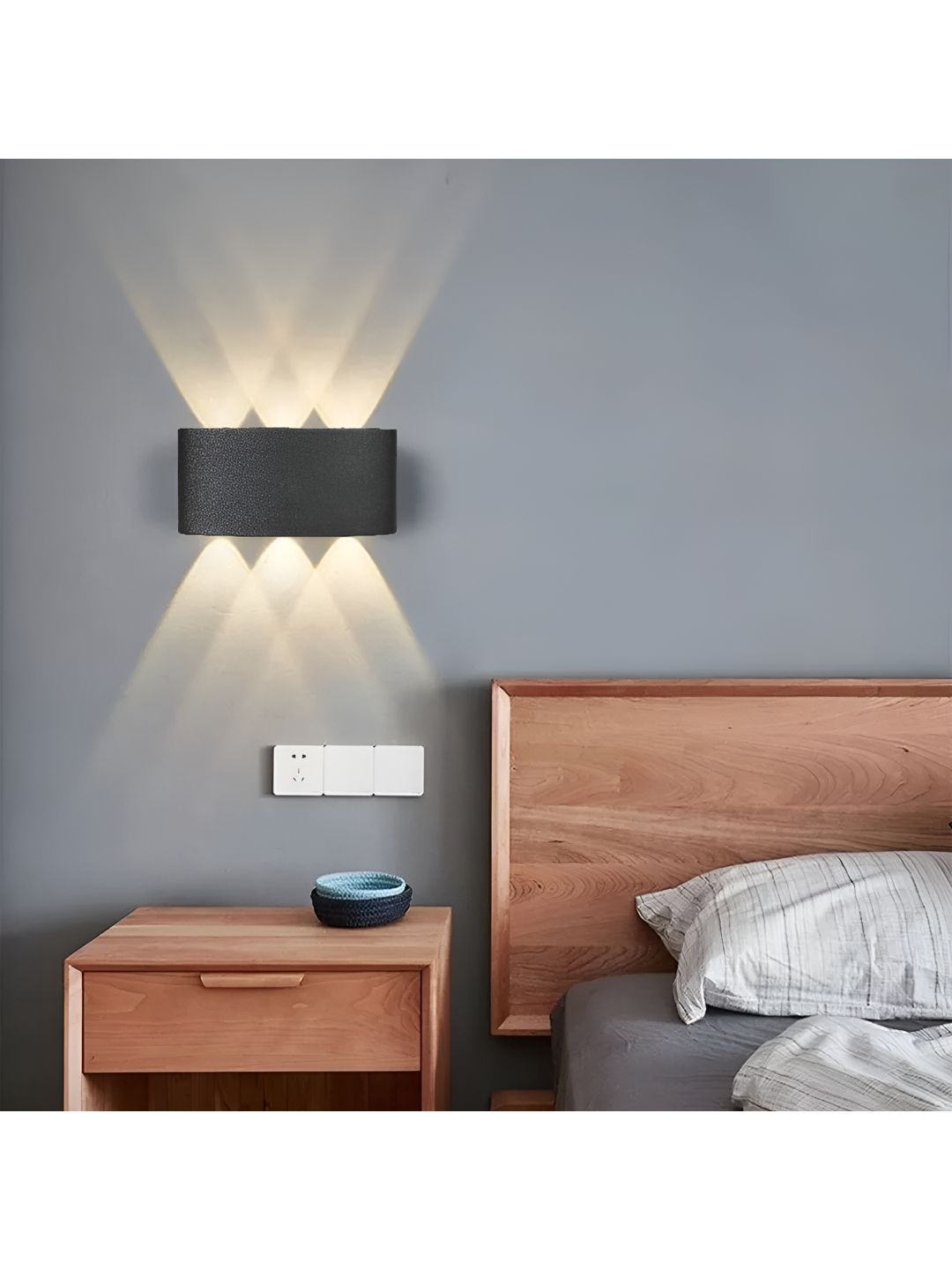 SPARK WORLD Black Textured Spherical Outdoor Lamp-picture-23