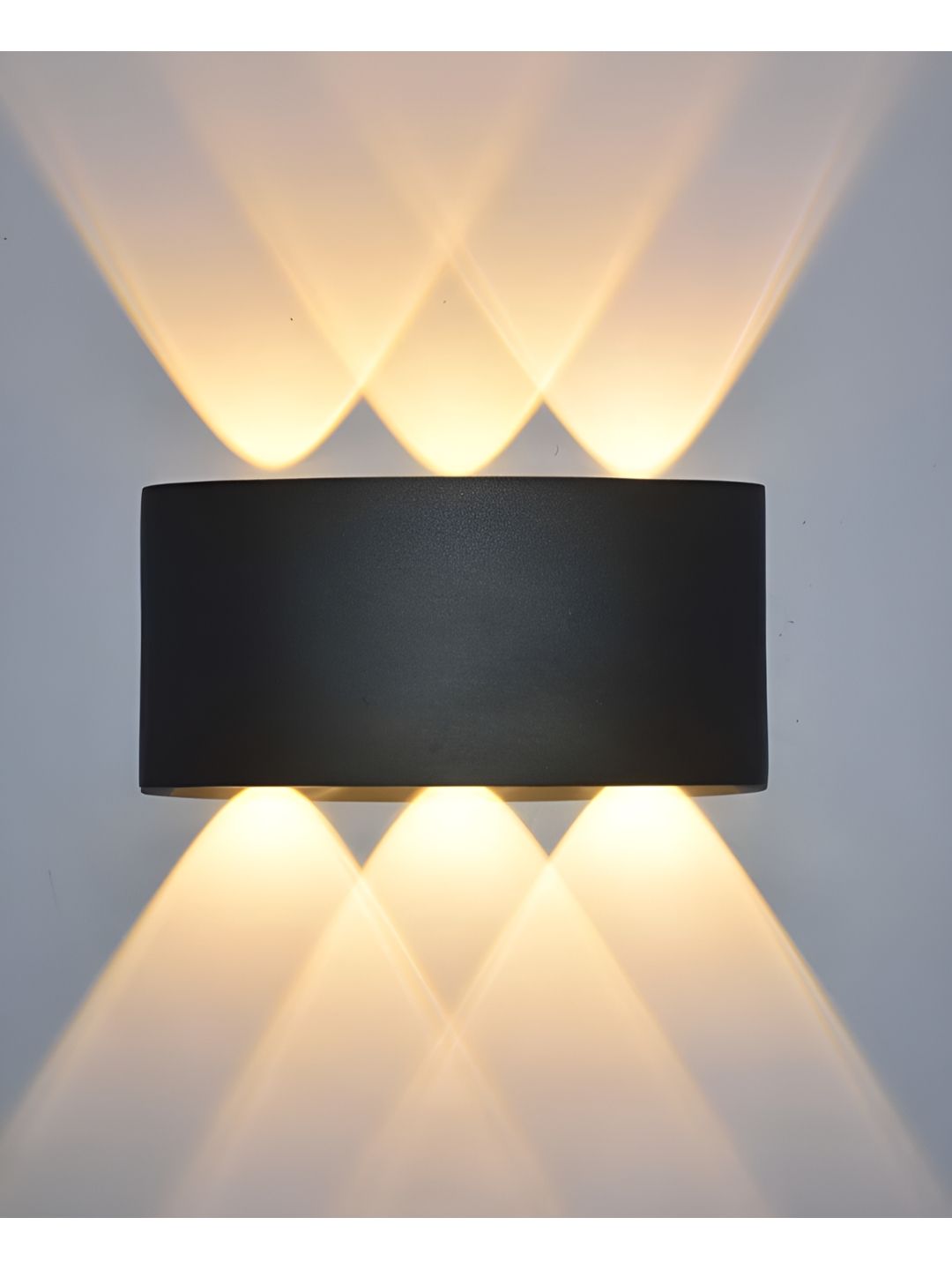 SPARK WORLD Black Acrylic Textured Outdoor Lamp-picture-30