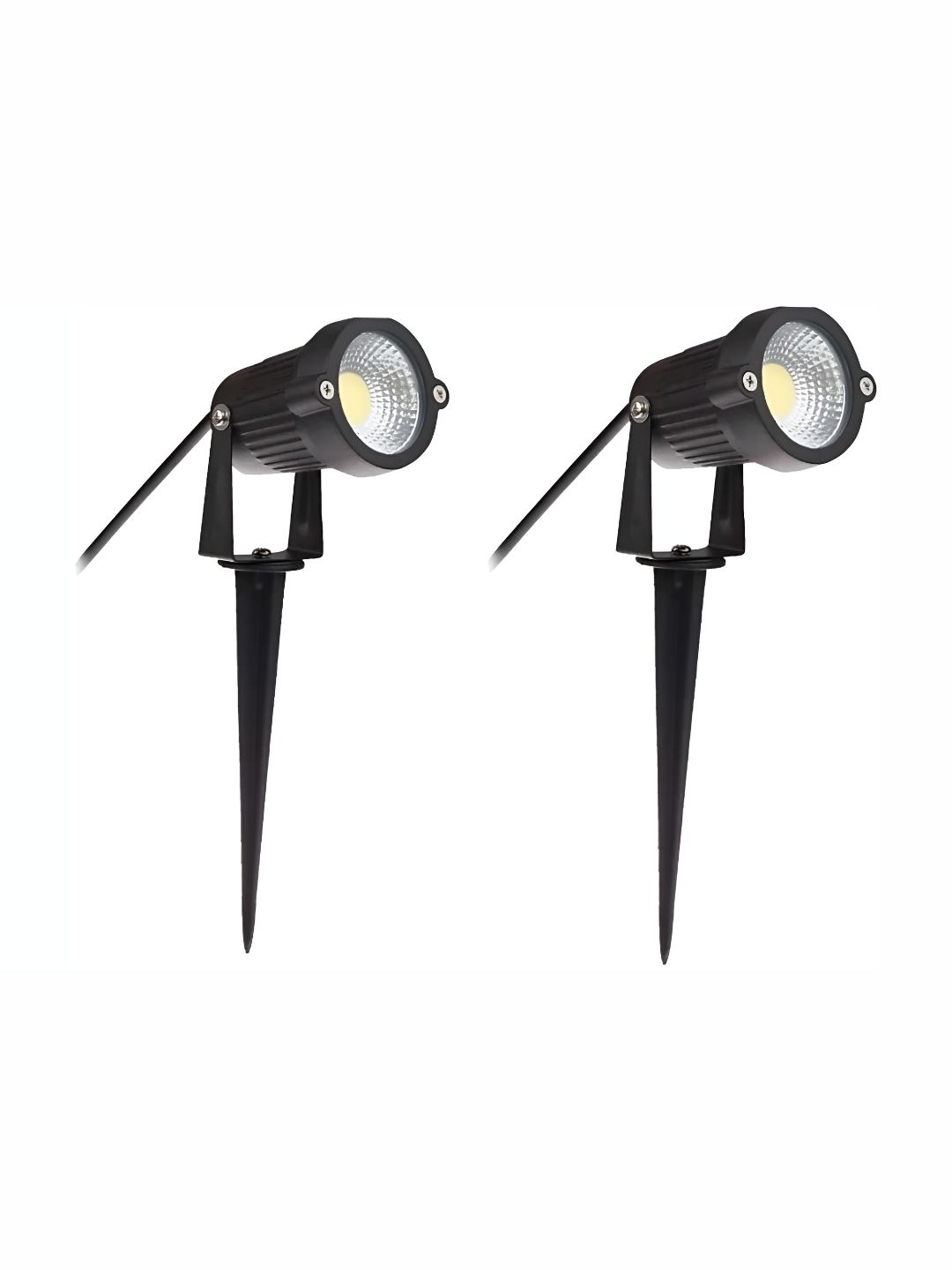 SPARK WORLD Yellow & Black 2 Pieces Cylindrical Shaped Outdoor Lamps-picture-22