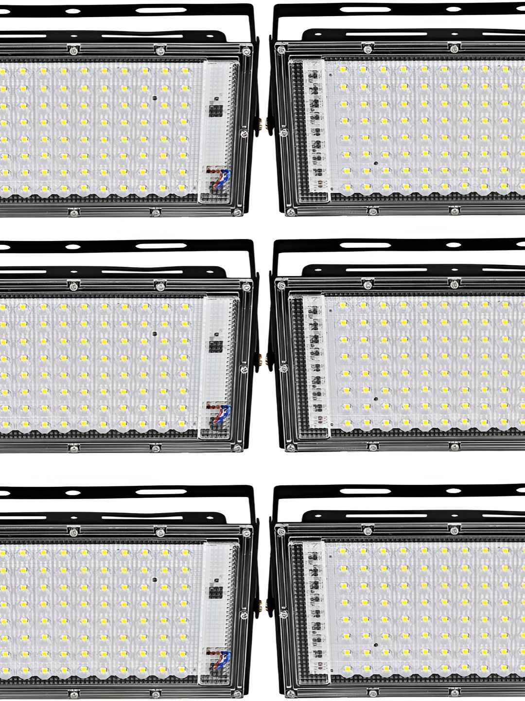 SPARK WORLD White 6 Pieces Textured Rectangle Outdoor Lamp-picture-43