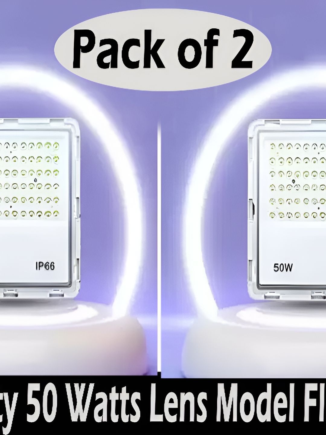 SPARK WORLD White 2 Pieces Rectangular Outdoor Lamps-picture-30