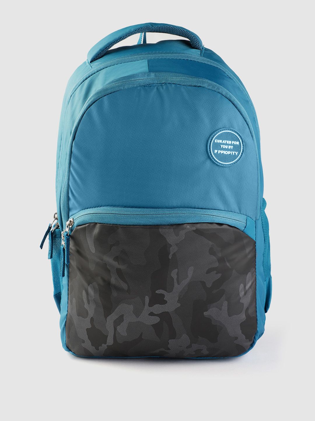 Priority Unisex Colourblocked Laptop Backpack - 38 L-image-6