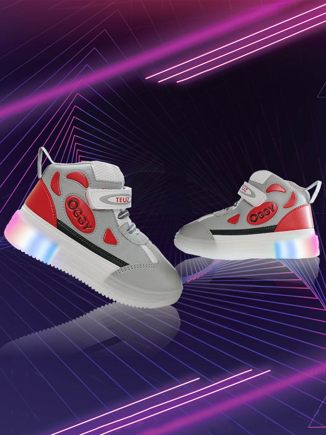 PASSION PETALS Unisex Kids Colourblocked Sneakers-picture-30