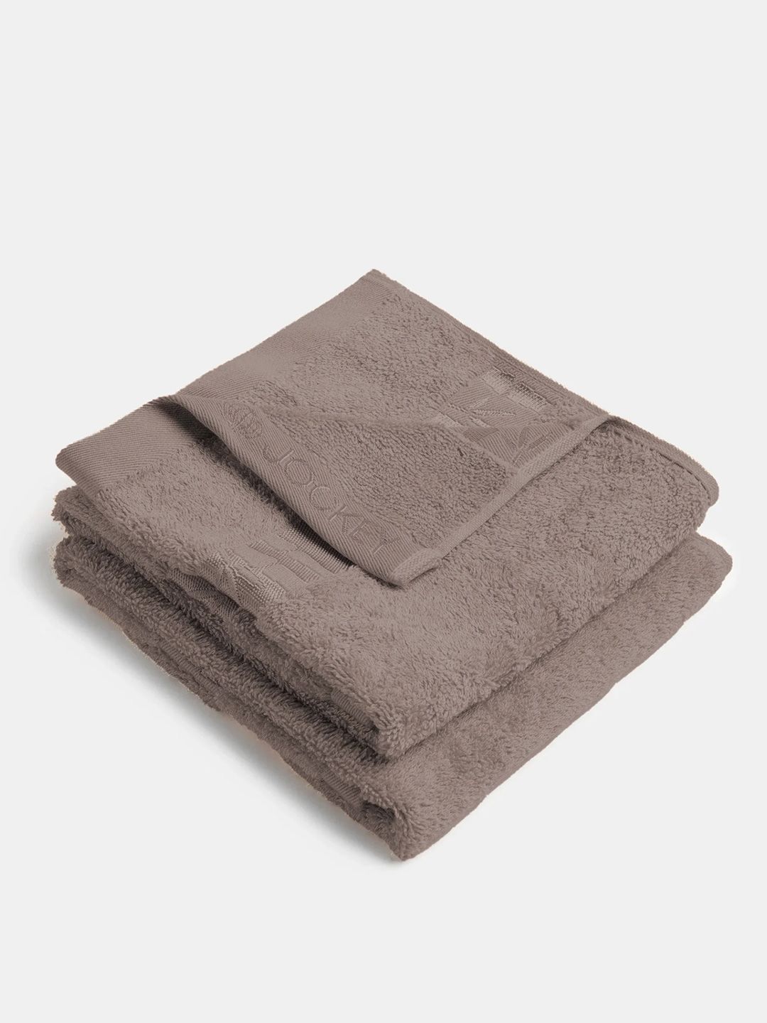 Jockey 2-Pcs Bamboo Cotton Blend Terry Brown Anti-Microbial 600 GSM Ultrasoft  Hand Towels-image-30