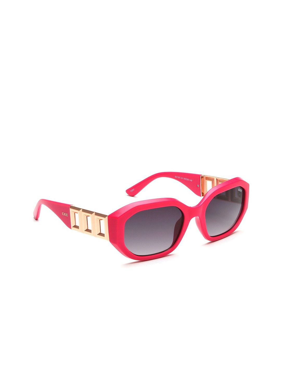 IDEE Women Oval Sunglasses with UV Protected Lens IDS3120C4SG-image-26