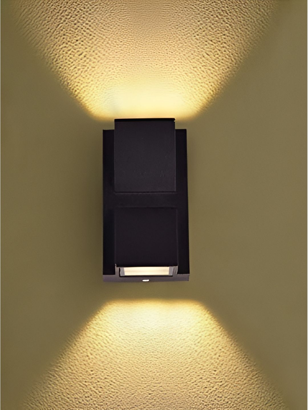 SPARK WORLD Brown Aluminium Contemporary Rectangle Shaped Wall Lamp-picture-20