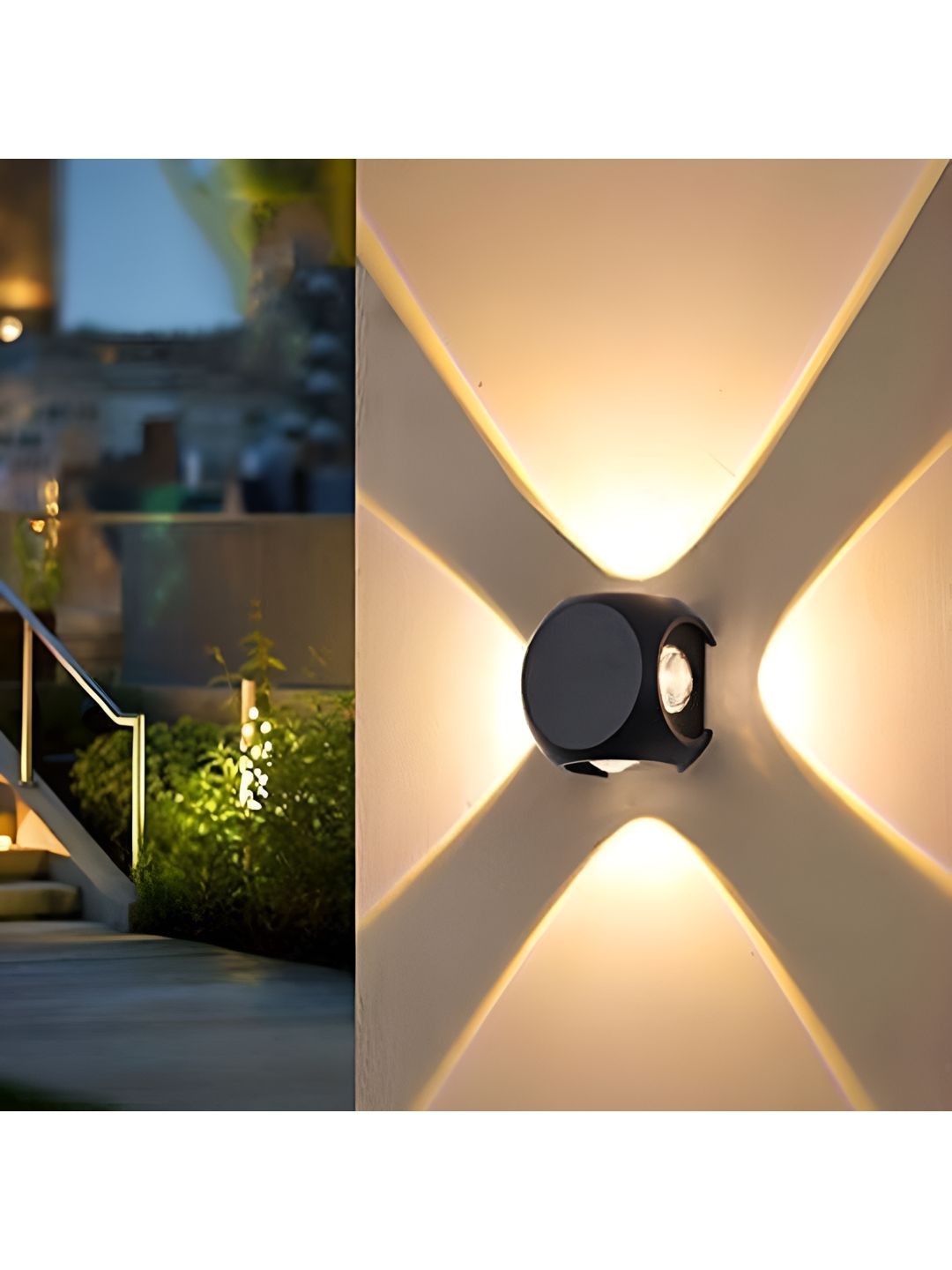 SPARK WORLD Black 2 Pieces Aluminium Contemporary Square Wall Lamp-picture-40