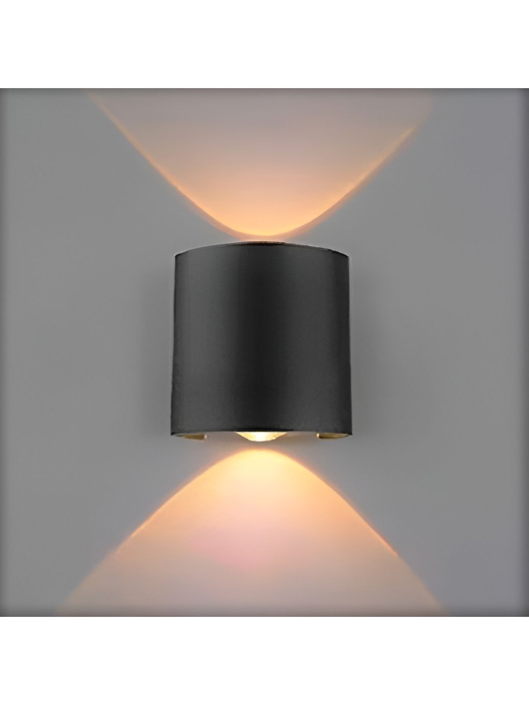 SPARK WORLD Black Aluminium Contemporary Cylinder Shaped Wall Lamp-picture-10