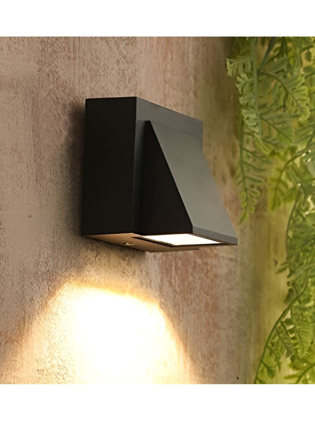 SPARK WORLD Black Aluminium Contemporary Abstract Shaped Wall Lamp-picture-17