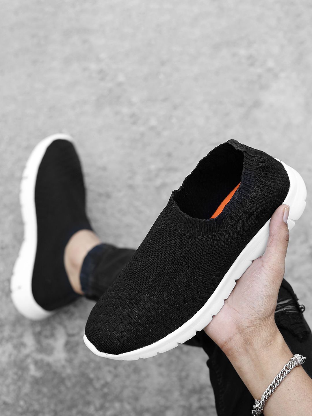 KRAASA Men Textile Walking Non-Marking Shoes SP7272-picture-14