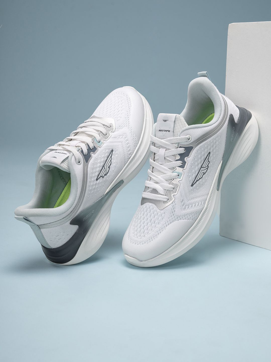 Red Tape Men Flow+ Round Toe Mesh Walking Shoes